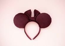 Load image into Gallery viewer, Burgundy Bliss Corduroy Ears
