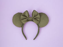 Load image into Gallery viewer, Olive Green Corduroy Ears
